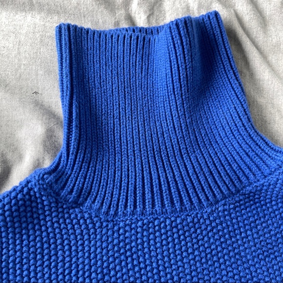 Blue Turtleneck Sweater - Picture 2 of 6